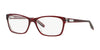 Ralph RA7039 Eyeglasses / Shiny Transparent Red On Crystal №1081 / Size 51