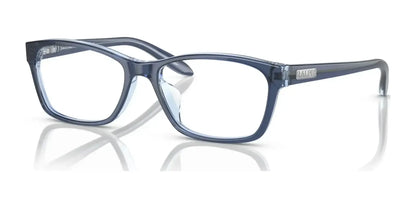 Ralph RA7039 Eyeglasses Opal Blue On Light Opal Blue