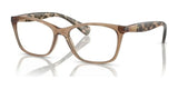 Ralph RA7071 Eyeglasses Shiny Trasparent Brown