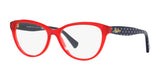 Ralph RA7075 Eyeglasses Shiny Opaline Red