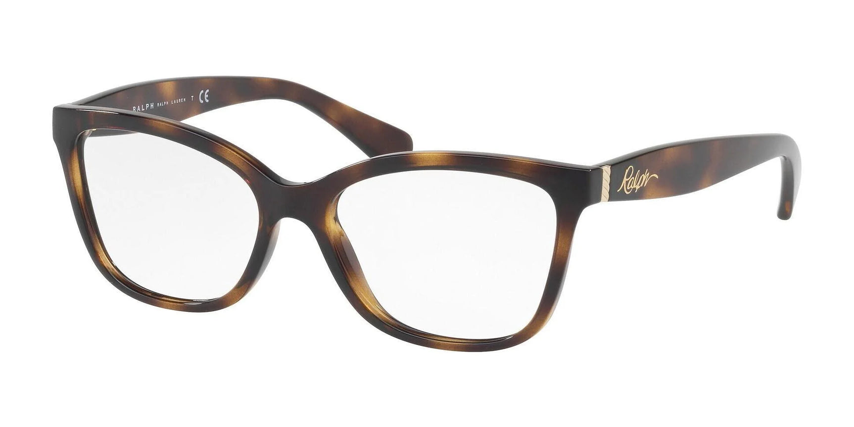 Ralph RA7088 Eyeglasses Shiny Dark Havana