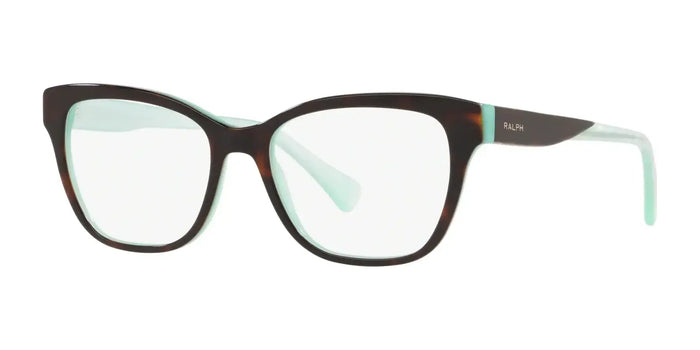 Ralph RA7099 Eyeglasses | Size 53 / Top Havana / Acquamarine №601