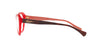Ralph RA7107 Eyeglasses / Shiny Transparent Red №5785 / Size 53