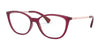 Ralph RA7114 Eyeglasses | Size 54 / Shiny Transparent Bordeaux №5800