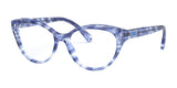 Ralph RA7116 Eyeglasses Shiny Spotted Violet Havana