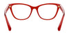 Ralph RA7118 Eyeglasses | Size 53 / Shiny Transparent Red №5785