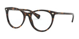 Ralph RA7122 Eyeglasses Shiny Dark Havana