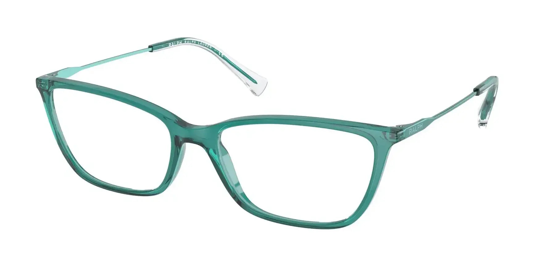 Ralph RA7124 Eyeglasses Shiny Transparent Petrol Blue