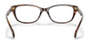Ralph RA7126 Eyeglasses | Size 54 / Shiny Black On Dark Havana №5918