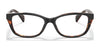 Ralph RA7126 Eyeglasses | Size 54 / Shiny Black On Dark Havana №5918