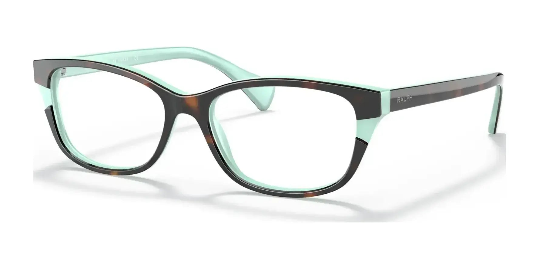 Ralph RA7126 Eyeglasses Shiny Havana On Aquamarine