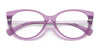 Ralph RA7127 Eyeglasses | Size 54 / Opal Lilac With Purple Details №5947