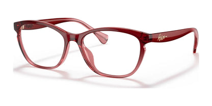 Ralph RA7132U Eyeglasses Shiny Gradient Burgundy