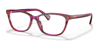 Ralph RA7133U Eyeglasses Striped Brown Purple