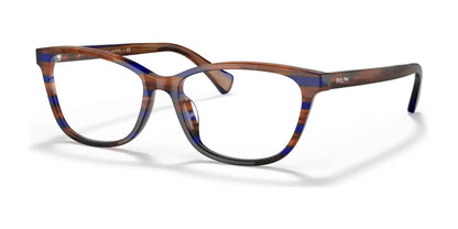 Ralph RA7133U Eyeglasses Striped Brown Blue