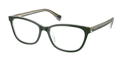 Ralph RA7133U Eyeglasses Green On Crystal