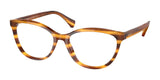 Ralph RA7134 Eyeglasses Striped Brown