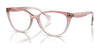 Ralph RA7135 Eyeglasses / Shiny Trasparent Pink №6125 / Size 53