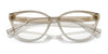 Ralph RA7135 Eyeglasses / Shiny Trasparent Brown №6126 / Size 53