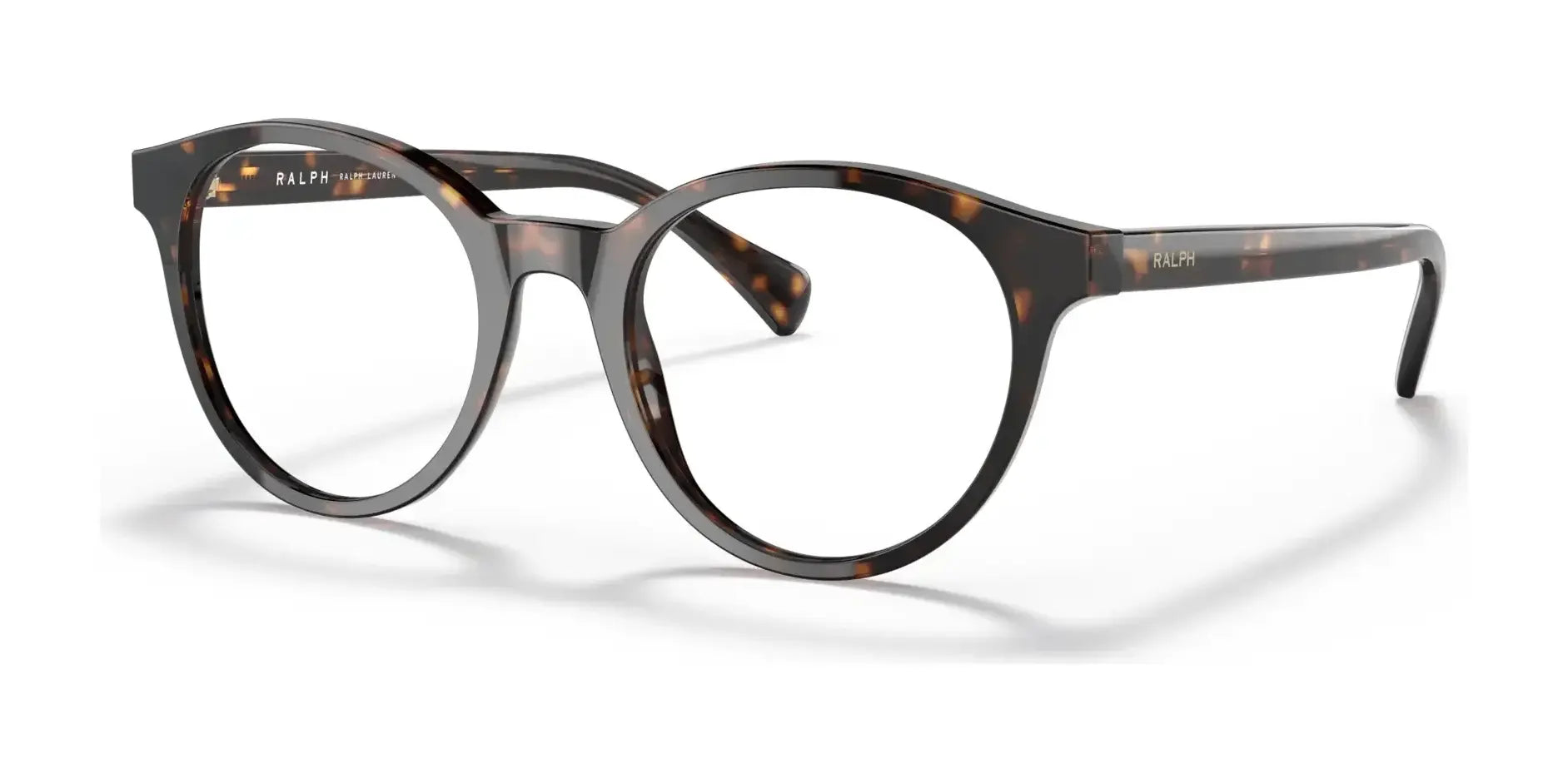 Ralph RA7136 Eyeglasses Shiny Dark Havana