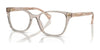 Ralph RA7137U Eyeglasses / Shiny Transparent Beige №6124 / Size 53