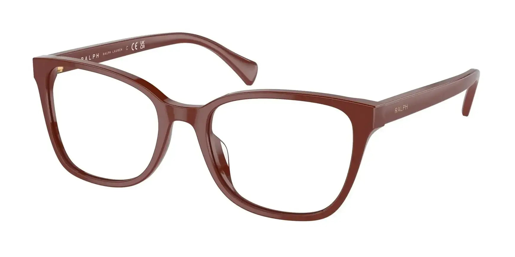 Ralph RA7137U Eyeglasses Shiny Brown Red