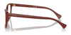 Ralph RA7137U Eyeglasses / Shiny Brown Red №6134 / Size 51