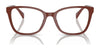 Ralph RA7137U Eyeglasses / Shiny Brown Red №6134 / Size 51