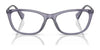 Ralph RA7138U Eyeglasses | Size 52 / Transparent Purple №5807