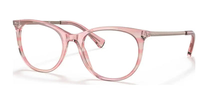 Ralph RA7139 Eyeglasses Shiny Striped Rose