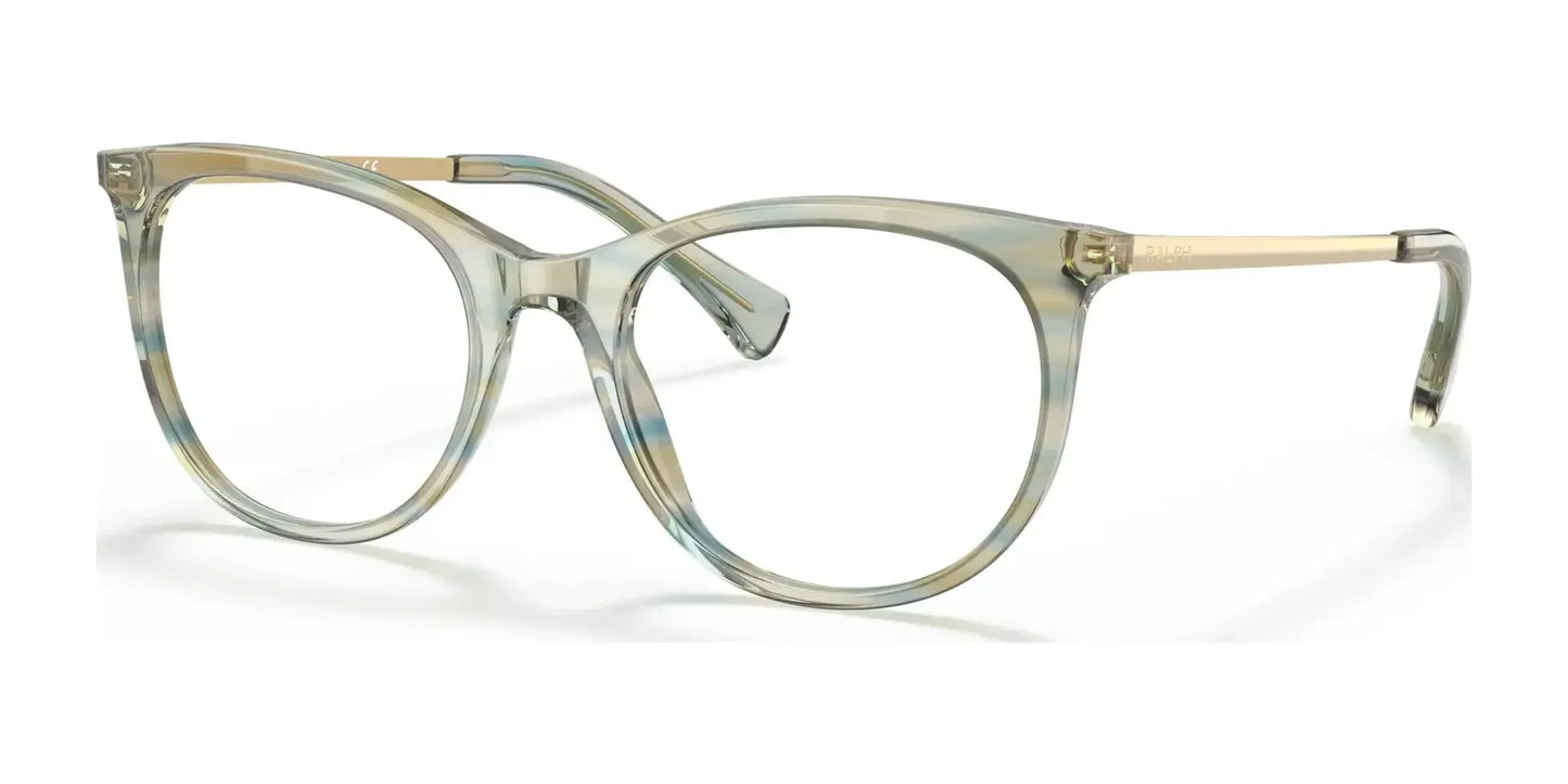 Ralph RA7139 Eyeglasses Shiny Striped Azure