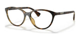 Ralph RA7140U Eyeglasses Shiny Dark Havana