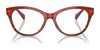 Ralph RA7141 Eyeglasses | Size 54 / Shiny Transparent Violet №6008
