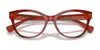 Ralph RA7141 Eyeglasses | Size 54 / Shiny Transparent Violet №6008