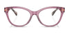 Ralph RA7141 Eyeglasses | Size 54 / Shiny Transparent Violet №6008