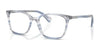 Ralph RA7142 Eyeglasses | Size 54 / Shiny Striped Blue Brown №6036