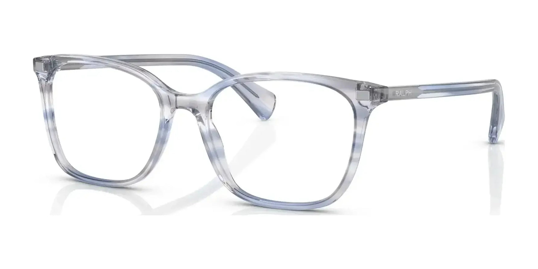 Ralph RA7142 Eyeglasses Shiny Striped Blue Brown