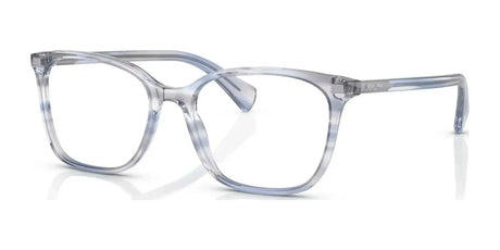 Ralph RA7142 Eyeglasses Shiny Striped Blue Brown