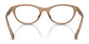 Ralph RA7143U Eyeglasses | Size 53 / Shiny Transparent Caramel №5750