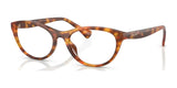 Ralph RA7143U Eyeglasses Shiny Honey Havana