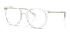 Ralph RA7145U Eyeglasses | Size 53 / Shiny Crystal №5002