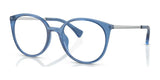 Ralph RA7145U Eyeglasses Shiny Transparent Blue