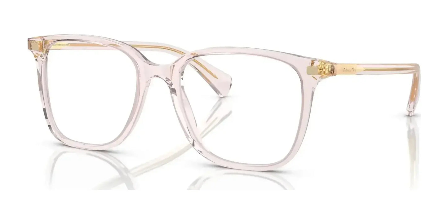 Ralph RA7147 Eyeglasses Shiny Transparent Rose