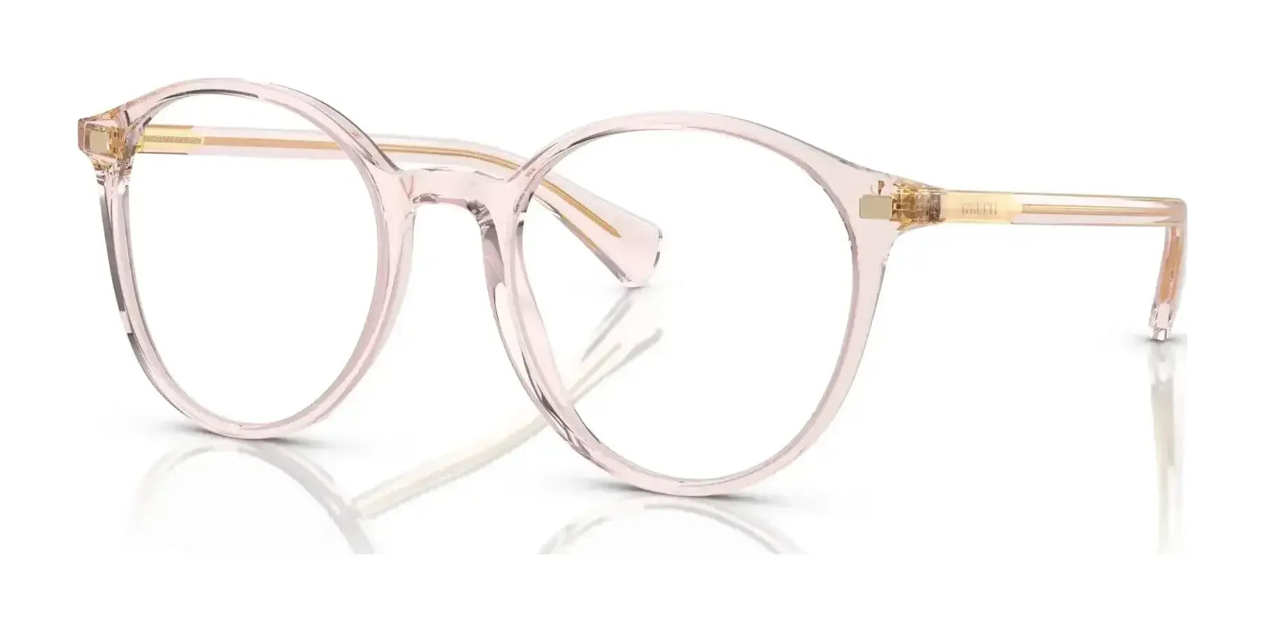 Ralph RA7148 Eyeglasses Shiny Transparent Rose