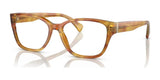 Ralph RA7150 Eyeglasses Shiny Light Brown Havana