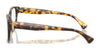 Ralph RA7151 Eyeglasses / Shiny Transparent Light Brown №6062 / Size 52