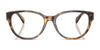 Ralph RA7151 Eyeglasses / Shiny Transparent Light Brown №6062 / Size 52