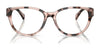 Ralph RA7151 Eyeglasses / Shiny Transparent Light Brown №6062 / Size 52
