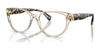 Ralph RA7151 Eyeglasses / Shiny Transparent Light Brown №6062 / Size 52