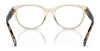Ralph RA7151 Eyeglasses / Shiny Transparent Light Brown №6062 / Size 52